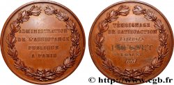 TROISIÈME RÉPUBLIQUE Médaille, Assistance Publique, témoignage de satisfaction