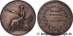TROISIÈME RÉPUBLIQUE Médaille, Faculté de médecine, École vétérinaire de Toulouse