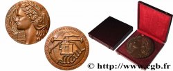CUARTA REPUBLICA FRANCESA Médaille, Cinquantenaire du syndicat des ouvriers des monnaies et médailles