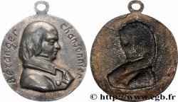 SECOND EMPIRE Médaille, Pierre-Jean de Béranger
