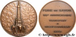 CINQUIÈME RÉPUBLIQUE Médaille, 50e anniversaire de la Foire de Savoie
