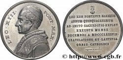 ITALIE - ÉTATS DE L ÉGLISE - LÉON XIII (Vincenzo Gioacchino Pecci) Médaille, Jubilé sacerdotal