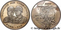 CINQUIÈME RÉPUBLIQUE Médaille, Hommage aux combattants FSNA FSE
