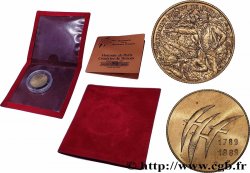 CINQUIÈME RÉPUBLIQUE Médaille Du Bicentenaire de la Révolution Française