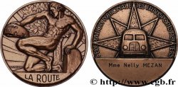 CINQUIÈME RÉPUBLIQUE Médaille, La Route, Fédération nationale des transports