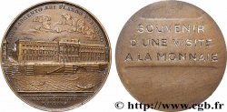 TROISIÈME RÉPUBLIQUE Médaille, Souvenir d’une visite à la Monnaie