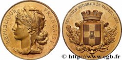 TROISIÈME RÉPUBLIQUE Médaille, Exposition nationale de Valence