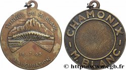 V REPUBLIC Médaille, Porte-clés, Inauguration du tunnel du Mont Blanc