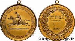 TROISIÈME RÉPUBLIQUE Médaille, Société des courses de charbonnières