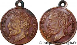 SECOND EMPIRE Médaillette, Napoléon III TTB