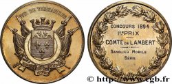 TERZA REPUBBLICA FRANCESE Médaille, Tir de Versailles, Concours, Sanglier mobile