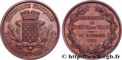 III REPUBLIC Médaille, Inauguration de l’hôtel de ville
