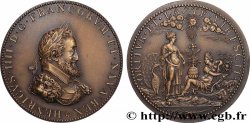 HENRY IV Médaille, Junon et la Fortune, refrappe