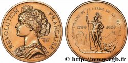 QUINTA REPUBLICA FRANCESA Médaille, Bicentenaire de la prise de la Bastille