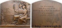 TERCERA REPUBLICA FRANCESA Plaquette, Noces d’or