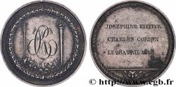 CHARLES X Médaille de mariage