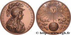 LOUIS XIV LE GRAND OU LE ROI SOLEIL Médaille, Devise de Louis XIV, refrappe