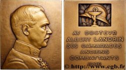 DRITTE FRANZOSISCHE REPUBLIK Plaquette, Au docteur Albert Landrin