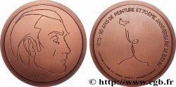 CINQUIÈME RÉPUBLIQUE Médaille, Automédaille de Benn, 50 ans de peinture et 70e anniversaire de Benn, n°17