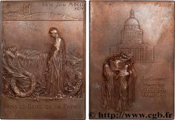 III REPUBLIC Plaquette, Mort de Sadi Carnot, Deuil de la Patrie