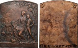III REPUBLIC Plaque, Contemplation, tirage uniface