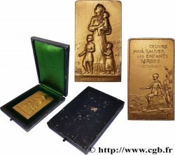 III REPUBLIC Plaquette, Oeuvre pour sauver les enfants serbes, Soirée de gala, n°436