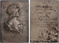 III REPUBLIC Plaquette, République, Conseil général des Alpes-Maritimes, Voyage de Monsieur Armand Fallières