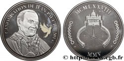 VATICAN ET ÉTATS PONTIFICAUX Médaille, Canonisation de Jean-Paul II