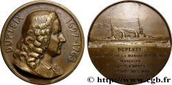 III REPUBLIC Médaille, Croiseur Dupleix, refrappe