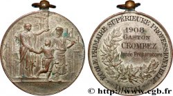 TROISIÈME RÉPUBLIQUE Médaille, EX LABORE GLORIA, École primaire supérieure professionnelle