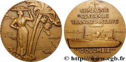 TROISIÈME RÉPUBLIQUE Médaille, Paquebot Colombie