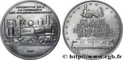 SWITZERLAND Médaille, 125e anniversaire des chemins de fer suisse, Locomotive G. Thommen