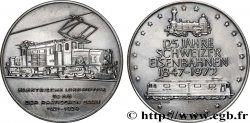 SWITZERLAND Médaille, 125e anniversaire des chemins de fer suisse, Locomotive électrique Ce 6/6