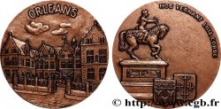 CINQUIÈME RÉPUBLIQUE Médaille, Statue de Jeanne d’Arc à Orléans