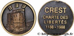 V REPUBLIC Médaille, 800e anniversaire de la Charte des Liberté Crest
