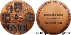 CINQUIÈME RÉPUBLIQUE Médaille, Caisse régionale d’Aquitaine des congés payés