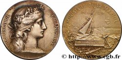 TROISIÈME RÉPUBLIQUE Médaille, Ministère de la marine, Sport nautique de la Gironde