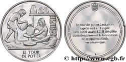 LES 100 PLUS GRANDES INVENTIONS DE L&nbsp;HUMANITÉ Médaille, Invention du tour de potier