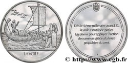 LES 100 PLUS GRANDES INVENTIONS DE L&nbsp;HUMANITÉ Médaille, Invention de la voile