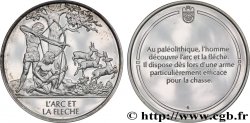 DIE 100 GRÖSSTEN ERFINDUNGEN DER MENSCHHEIT Médaille, Invention de l’arc et de la flèche