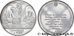 DIE 100 GRÖSSTEN ERFINDUNGEN DER MENSCHHEIT Médaille, Invention de l’horloge à poids