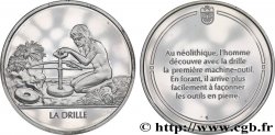 DIE 100 GRÖSSTEN ERFINDUNGEN DER MENSCHHEIT Médaille, Invention de la drille