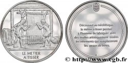 THE 100 GREATEST INVENTIONS OF HUMANITY Médaille, Invention du métier à tisser