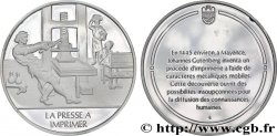 THE 100 GREATEST INVENTIONS OF HUMANITY Médaille, Invention de la presse à imprimer