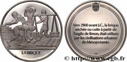 DIE 100 GRÖSSTEN ERFINDUNGEN DER MENSCHHEIT Médaille, Invention de la brique