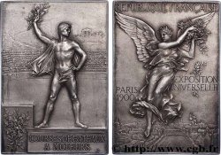 TROISIÈME RÉPUBLIQUE Plaquette des Jeux Olympiques, Course de bateaux à moteurs