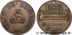 DRITTE FRANZOSISCHE REPUBLIK Médaille de métier, Marchand Ambulant, 3.e type SS
