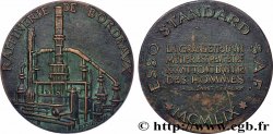 QUINTA REPUBLICA FRANCESA Médaille, Raffinerie de Bordeaux