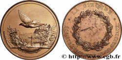 TROISIÈME RÉPUBLIQUE Médaille, Société de colombophilie, La Gironde