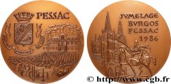 V REPUBLIC Médaille, Ville de Pessac, Jumelage avec Burgos
